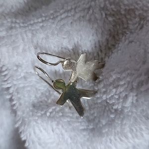 Silpada Sterling Silver Earrings Boy & Girl